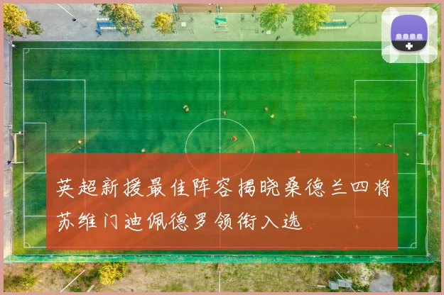 英超新援最佳阵容揭晓桑德兰四将苏维门迪佩德罗领衔入选