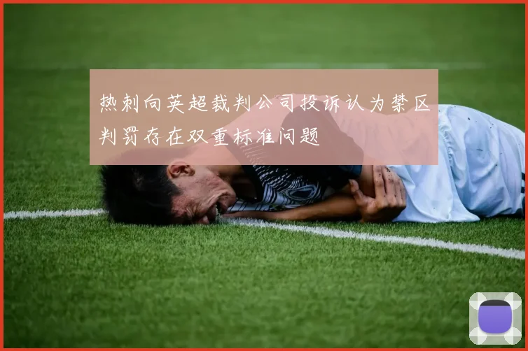 热刺向英超裁判公司投诉认为禁区判罚存在双重标准问题